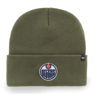 NHL Edmonton Oilers Wollmütze Mütze Haymaker 197172682186 Sandalwood Beanie Hat