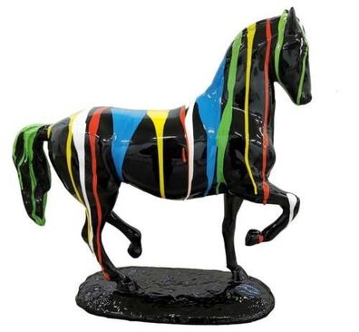 Designer Abstrakte Figur Moderne Figuren Dekoration Pferde auf einem Ständer neu