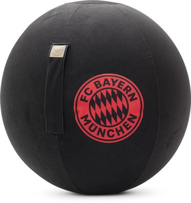 FC Bayern München Sitzball FCB VIP Sitting Ball Größe 65 cm Ø schwarz