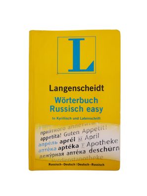 Langenscheidt Wörterbuch Russisch easy In Kyrillisch und Lateinschrift, Russisch