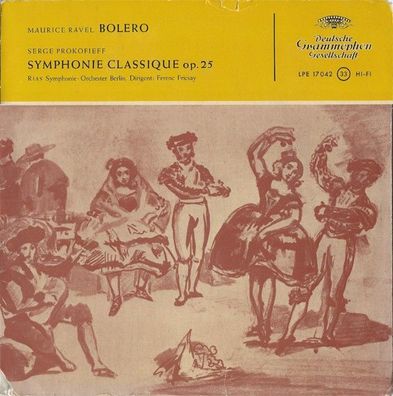 Deutsche Grammophon LPE 17 042 - Bolero / Symphonie Classique Op. 25