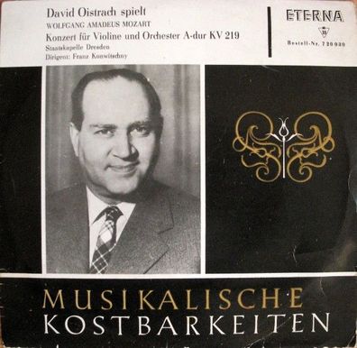 Eterna 7 20 030 - Konzert Für Violine Und Orchester A-dur KV 219