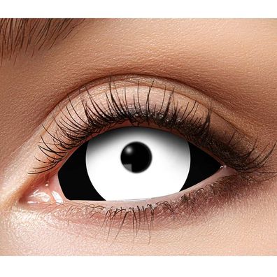 Sclera Kontaktlinsen schwarz weiß
