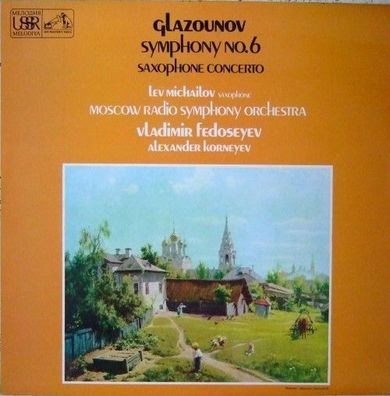 ASD 3383 - Glazounov Symphony No. 6, Saxophone Concerto