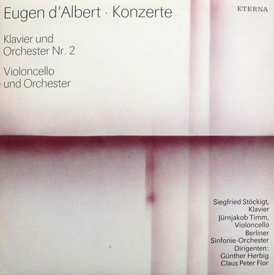 Eterna 8 27 986 - Konzerte - Klavier und Orchester Nr. 2 / Violoncello Und Orche