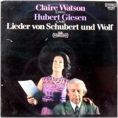 Intercord 992-09 K (J 992/9) - Lieder Von Schubert Und Wolf