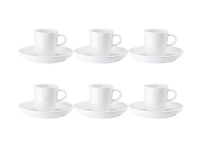 Espresso-Set 12-tlg - CUCINA BIANCA Weiß / White - THOMAS Porzellan (ZUVOR Arzberg)