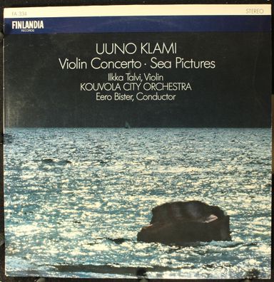 Finlandia Records FA 334 - Violin Concerto • Sea Pictures