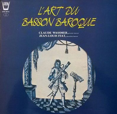 ARION ARN 36751 - L'art Du Basson Baroque