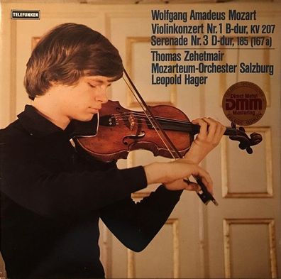 Telefunken 6.42537 AZ - Violinkonzert Nr. 1 B-Dur, KV 207, Serenade Nr. 3 D-Dur,