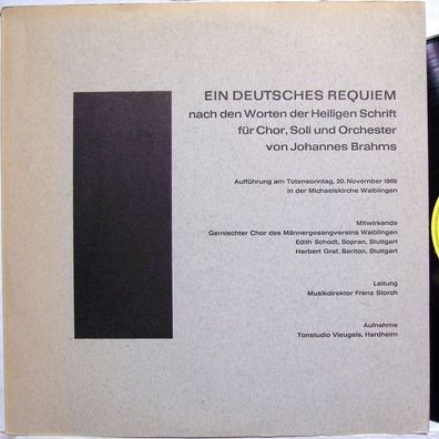 Tonstudio Vleugels OV 1 - A - Ein Deutsches Requiem Nach Den Worten Der Heiligen