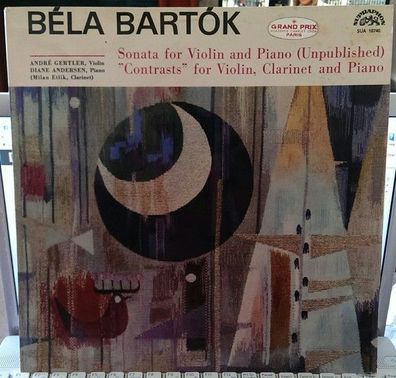 Supraphon SUA 10740 - Bela Bartok Sonata For Violin And Piano (Unpublished) - Co