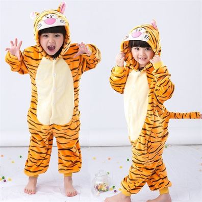 Cartoon Tiere Druck Schlafsack Pikachu Panda Tigger Pajamas Kinder Nachthemd Homewear