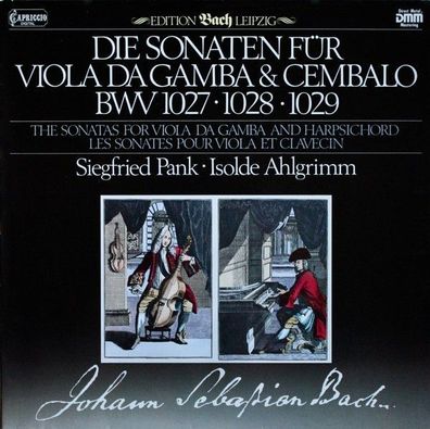 Capriccio Digital 26 294-9 - Die Sonaten Für Viola Da Gamba Und Cembalo Bwv 102