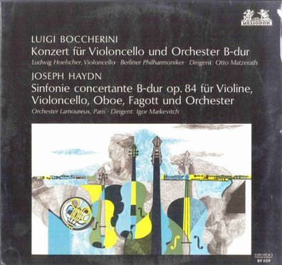 Heliodor 89 509 - Konzert Für Violoncello Und Orchester B-dur / Symphonie Conce