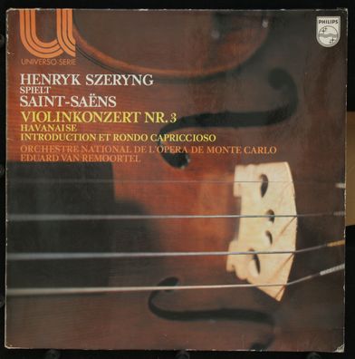 Philips 6580 016 - Henryk Szeryng, Camille Saint-Saëns, Orchestre National De L