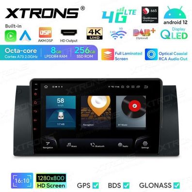 Xtrons Radio IQP9253BP | BMW X5 E53 | Android 12 | Snapdragon 665 | 8GB RAM + 256GB