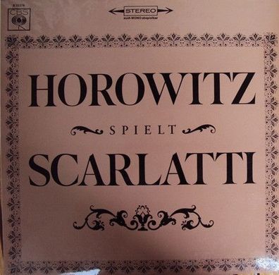 CBS S 72 274 - Horowitz Spielt Scarlatti