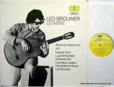 Deutsche Grammophon 2555 001 - Werke Für Gitarre Solo Von Gaspar Sanz, Luis De