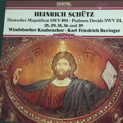 Bellaphon 680 01 020 - Deutsches Magnificat Swv 494, Psalmen Davids Swv 24, 25,