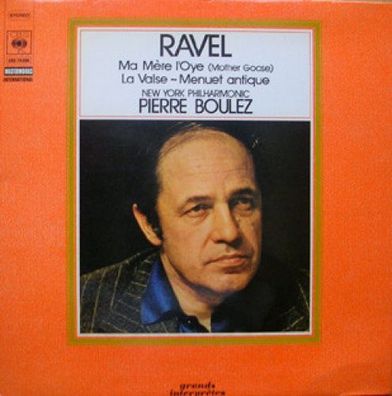 CBS Masterworks 76 306 - Ravel - Ma Mère L'Oye (Mother Goose) - La Valse - Menu