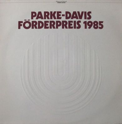 Parke-Davis 66.23772-01-1 - Parke-Davis Förderpreis 1985