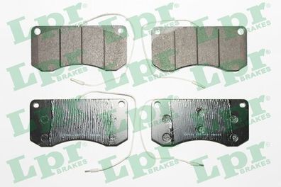 LPR 05P1148 Bremsbelagsatz Vorderachse für Renault-Trucks Midliner