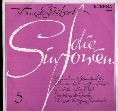 Eterna 8 20 808 - Franz Schubert, Staatskapelle Dresden, Wolfgang Sawallisch - S