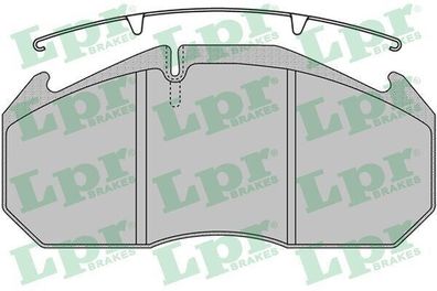 LPR 05P1162 Bremsbelagsatz Vorderachse für Man Mercedes-Benz Scania Setra