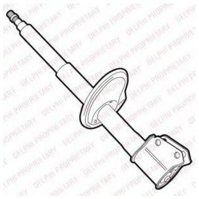 2x Delphi Stoßdämpfer KG10092 2 Stück Paar für Citroen C3 II DS 3 KG 10092