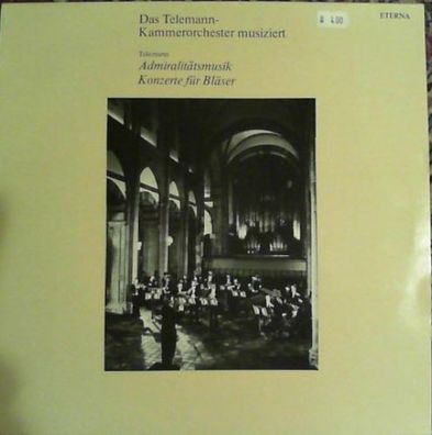 Eterna 8 27 688 - Das Telemann-Kammerorchester Musiziert