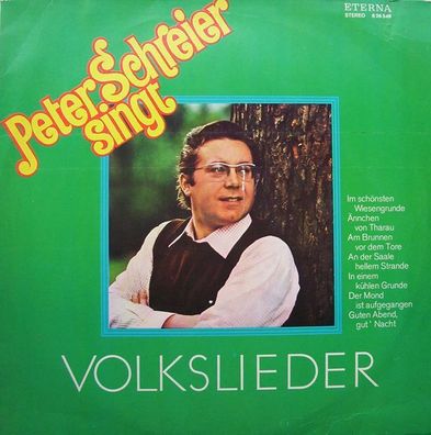 Eterna 8 26 549 - Peter Schreier Singt Volkslieder