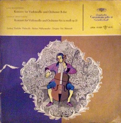 Deutsche Grammophon LPEM 19 089 - Boccherini/ Saint-Saens Konzert für Violoncell
