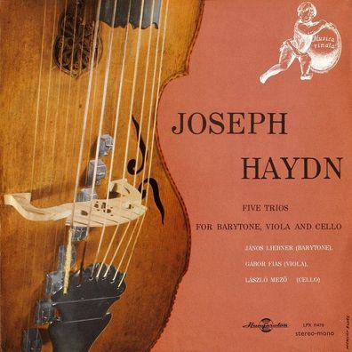 Hungaroton SLPX 11478 - Five Trios For Barytone, Viola And Cello