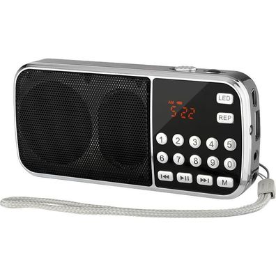 AM/ FM/ FM Kompaktradio mit Bluetooth, Trunkradio mit Subwoofer, Digitalradio mit