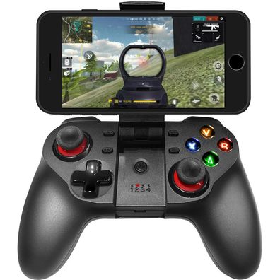 Upgraded Mobile Game Controller, Wireless Bluetooth Gamepad Joystick Multimedia