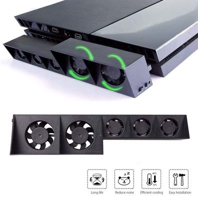 PS4 Lüfter, externer USB-Kühler PS4 Host Lüfter Temperaturregelung Lüfter
