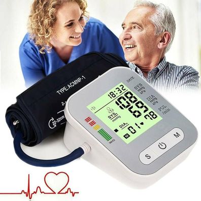 Blutdruckmessgerät , Digital Blutdruckmessgerät Vollautomatisch Oberarm