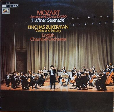 EMI Electrola 62 312 - Serenade Nr.7 D-dur Kv 250 "Haffner-Serenade"