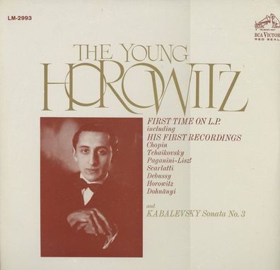 RCA Victor Red Seal LM-2993 - The Young Horowitz