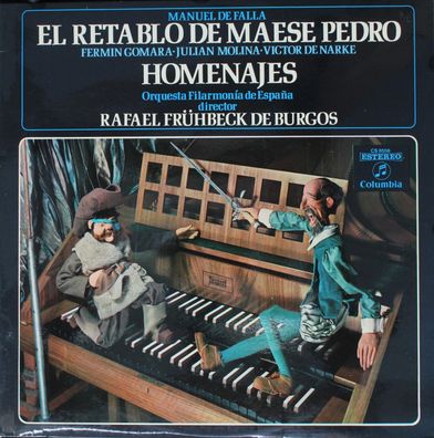 Discos Columbia - - El Retablo de Maese Pedro y Homenajes