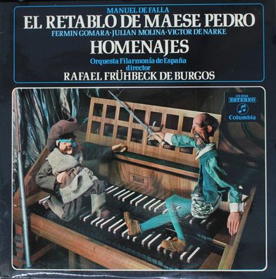Columbia CS 8556 - Manuel De Falla, Rafael Frühbeck De Burgos, Orquesta Filarmo