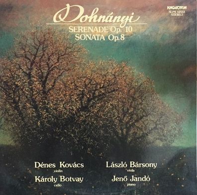 Hungaroton SLPX 12553 - Serenade Op.10 / Sonata Op.8