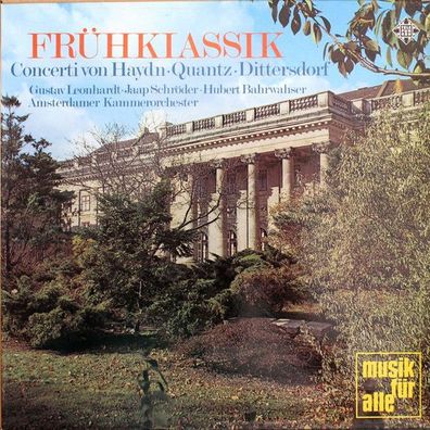 Telefunken NT 746 - Frühklassik - Concerti Von Haydn • Quantz • Dittersdorf