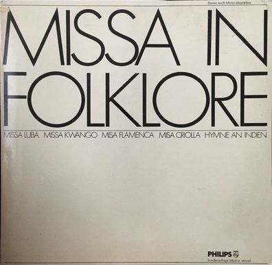 Philips 6475 001 - Missa In Folklore