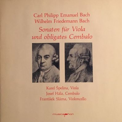 Bärenreiter-Musicaphon BM 30 SL 4117 - Sonaten Für Viola Und Obligates Cembalo