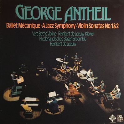 Telefunken 34 094 3 - Ballet Mécanique - A Jazz Symphony - Violin Sonatas No. 1