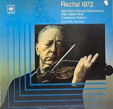 CBS CBS 76420 - The New Heifetz Recital 1972