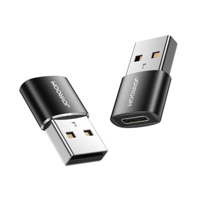 Joyroom-Adapter USB Typ C (weiblich) auf USB (männlich) Adapter Schwarz (S-H152 ...