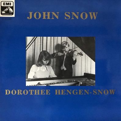 His Master's Voice 4 C 061-97864 - John Snow - Dorothee Hengen-Snow